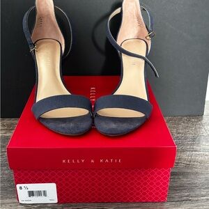 Kelly & Katie Blue Heels Elegant Modern Design